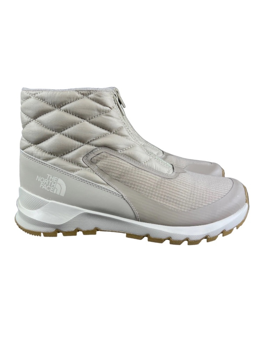 The North Face Women's Quilted Ankle Snow Boots in Light Taupe
